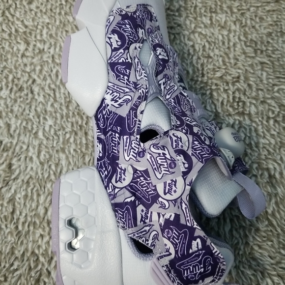 Reebok Instapump Fury OG Team Purple Fury Script Size 8.5 Women B-Grade - Picture 6 of 9